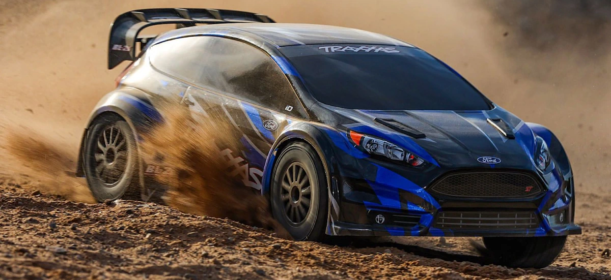 Ford St Rally Traxxas Ford Fiesta ST Rally BL-2S Blue 74154-4 - Havoc Speed