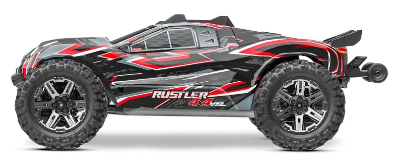Traxxas Rustler 4x4 VXL Red 67376-4 - Havoc Speed