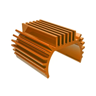 traxxas 9793 orng trx4m motor heat sink orange